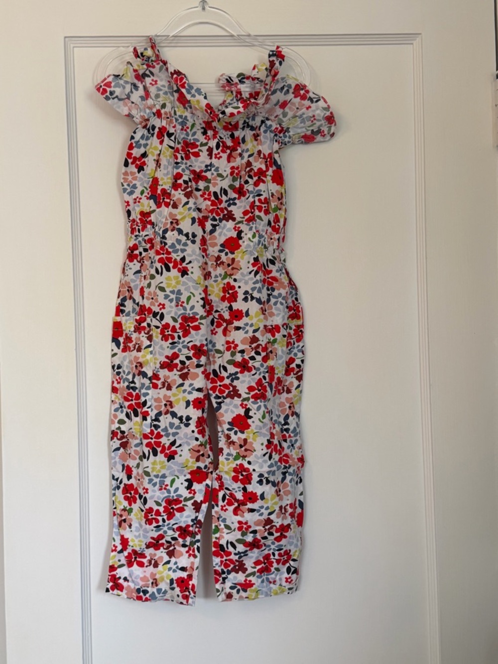 Bonpoint girl floral jumpsuit